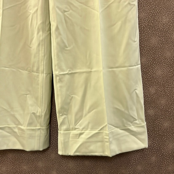 🔥🔥🔥NEW & Other Stories Wool Blended Green Wide Leg Trousers Pants - Picture 4 of 9